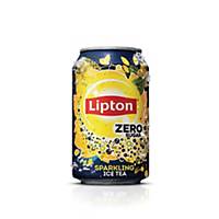 Soda Lipton Ice Tea Zero, le paquet de 24 canettes de 33 cl