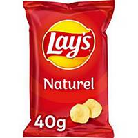 Lays chips salt 40g - pack of 20
