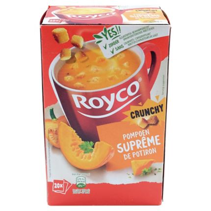 20 sachets Soupe Royco Curry Crunchy - Soupe