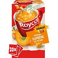 Royco Crunchy Suprême de Potiron, la boîte de 20 sachets