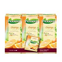 Pickwick tea bags orange - box of 3 x 25