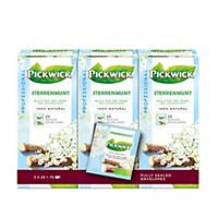 Pickwick tea bags sterrenmunt - box of 3 x 25