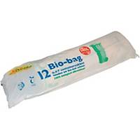 Biodegradable garbage bag 44x65cm or 140L - pack of 10