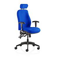 Re-Act Deluxe High Back Chair Blue With Headrest