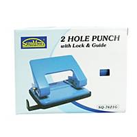 Suremark 2-Hole Punch With Guide Asst Colour- 20 Sheets Capacity
