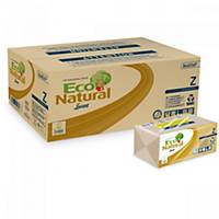 Toallas secamanos Lucart EcoNatural - Z - 2 capas - Pack 18 paquetes 220 hojas
