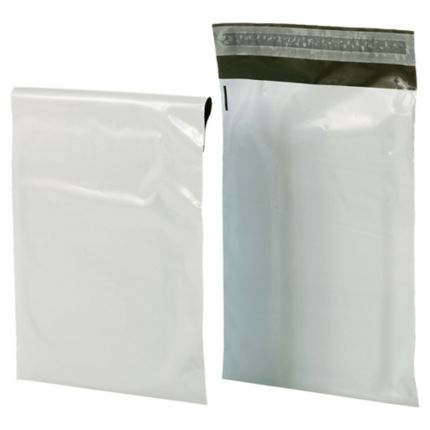 enveloppe plastique blanches opaque vad formats: A5 A4 A3 A3++ de 10 à 1000  ex