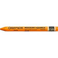 Crayon de cire Neocolor II, Caran d Ache 7500.030, aquarelle, orange, 10 pièces