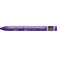 Crayon de cire Neocolor II, Caran d Ache 7500.120, aquarelle, violet, 10 pièces