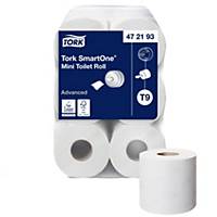 Toilettenpapier Tork SmartOne Mini T9 472193, 2-lagig, Packung à 12 Rollen
