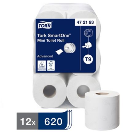 Tork SmartOne Centrefeed Toilet Roll Dispenser T9 System White 472026 C3TT 