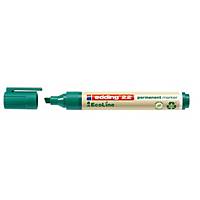 Permanent Marker Edding 22 EcoLine, angled tip, line width 1-5 mm, green