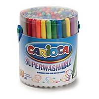Carioca® Joy Superwash fijne viltstiften assorti - klaspak van 100
