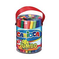 Carioca® Jumbo dikke viltstiften, assorti kleuren, doos van 50 stiften