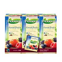 Pickwick Professional Fairtrade bosvruchten thee, doos van 75 theezakjes