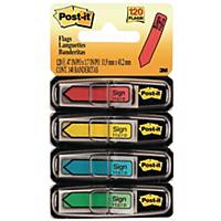 Post-It 684-SH Sign Here Flags Assorted - Pack of 4