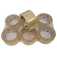 PACKING TAPE 50MMX66M PVC CLEAR
