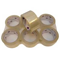PACKING TAPE 38MMX66M PVC CLEAR