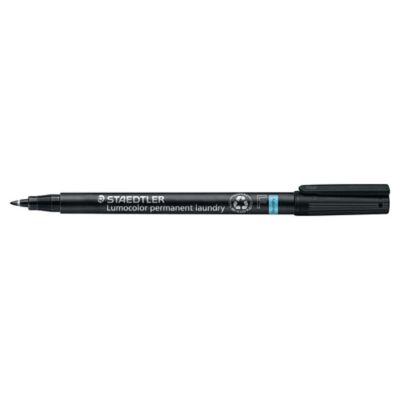 Staedtler 319 Lumocolour Laundry Marker Black Box of 10