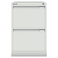 Bisley filing cabinet with 2 drawers white