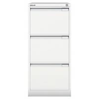 Bisley filing cabinet with 3 drawers white