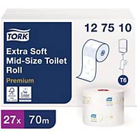 Carta igienica Tork Premium 127510, 3 veli, pacco da 27 rotoli
