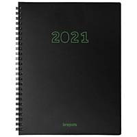Brepols Ecotiming 180 pocket diary PP wired black