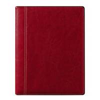 Brepols Timing 136 bureau-agenda with Palermo luxe cover red