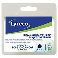 LYRECO kompatible Tintenpatrone CANON PG-510 (2970B001) schwarz