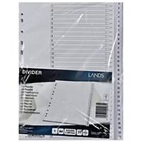 LYRECO 1-31 INDEX CARD BOARD WHITE