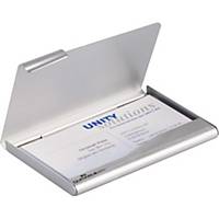 BUSINESS CARD BOX FOR 20 CARD SILVER