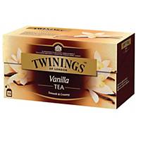 Twinings musta tee Vanilla, 1 kpl=25 pussia
