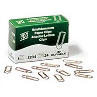 BX100 SHF PAPER CLIP 25MM COPPERED