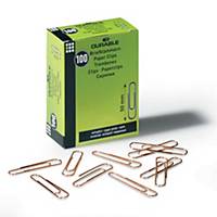 BX100 SHF PAPER CLIP 50MM COPPERED