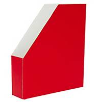 Lehtikotelo A4 kartonkia koottava 256x70x298mm punainen