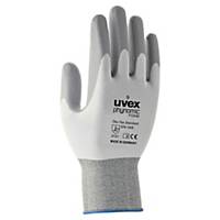 UVEX PHYNOMIC FOAM munkavédelmi kesztyű, fehér/szürke, méret: 9