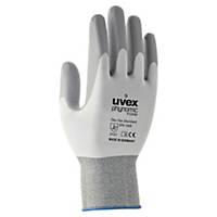 UVEX PHYNOMIC FOAM munkavédelmi kesztyű, fehér/szürke, méret: 10