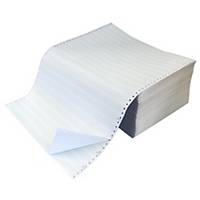 Listingpaper double 380x11 50g green strips - box of 1000 sheets