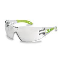 Uvex Pheos S 9192725 veiligheidsbril, heldere lens, wit/grijs