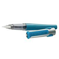 Pelikan stylo à plume Pelikano gauchier bleu