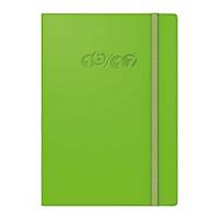 Buchkalender 2017 Brunnen 79168 Colour Code, 1 Woche / 2 Seiten, A5, grün