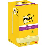 Post-it® Super Sticky Notes, 76x76mm, 90 Blatt, Pk. à 12 Stk.