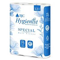 BJC HYGIENIST SPECIAL TOILET ROLLS 17.6 METRES - PACK OF 12