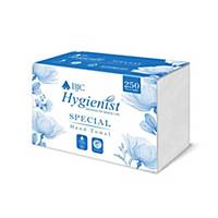 BJC HYGIENIST SPECIAL INTERFOLD HAND TOWEL 2 PLY 250 SHEETS - PACK OF 4