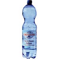 Cristaline sparkling water 1,5 liter - pack of 6