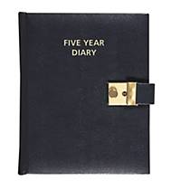 Collins Five Year Diary A5 Black