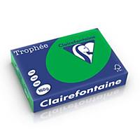 Clairefontaine Trophée 1007 gekleurd A4 papier, 160 g, biljartgroen, per 250 vel