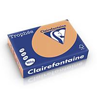 Clairefontaine Trophée 1102 gekleurd A4 papier, 160 g, mokkabruin, per 250 vel