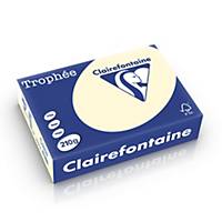 Clairefontaine Trophee 2204 ivory A4 paper, 210 gsm, per ream of 250 sheets