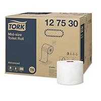 Tork papier toilette Mid-size 2plis, 100 m, T6, paquet de 27 rouleaux